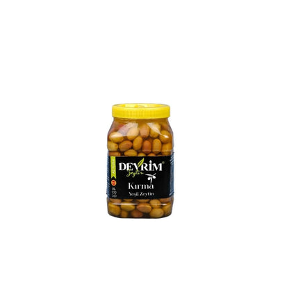 Devrim Kırma Yeşil Zeytin (Az Tuzlu) 1KG