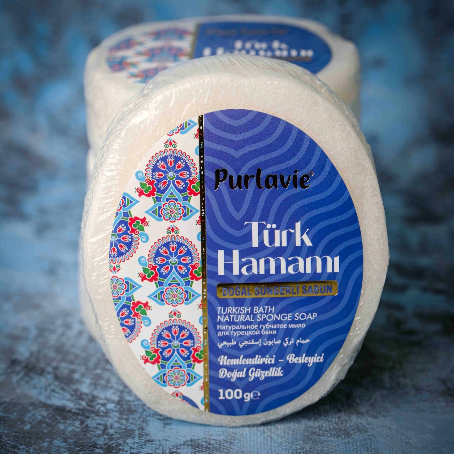 Purlavie Türk Hamamı Doğal Süngerli Sabun - 100g