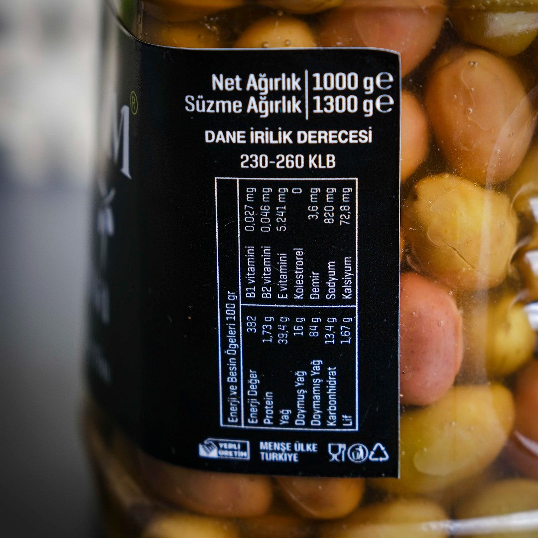 Devrim Kırma Yeşil Zeytin (Az Tuzlu) 1KG